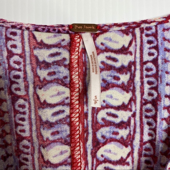 Free People- Wild and Free Blouse - Size Small - Picture 6 of 8
